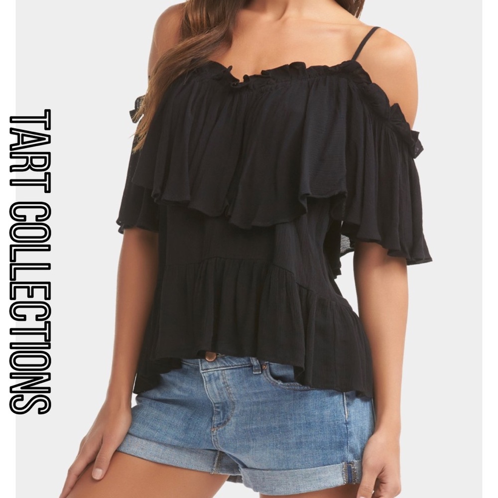 Tart Collections Violetta Top Blk Sz S